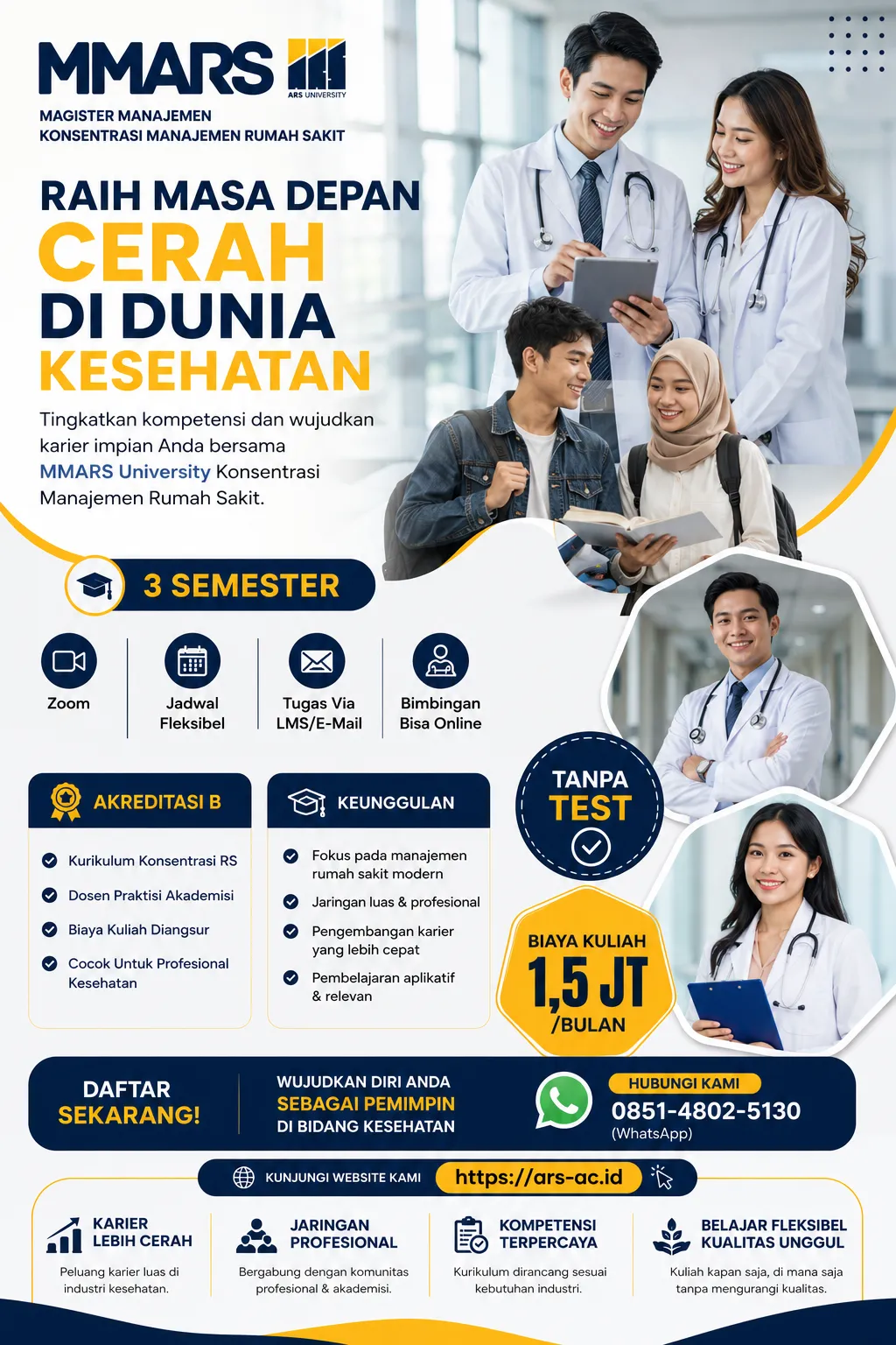 Kelas malam dan weekend MMRS ARS University